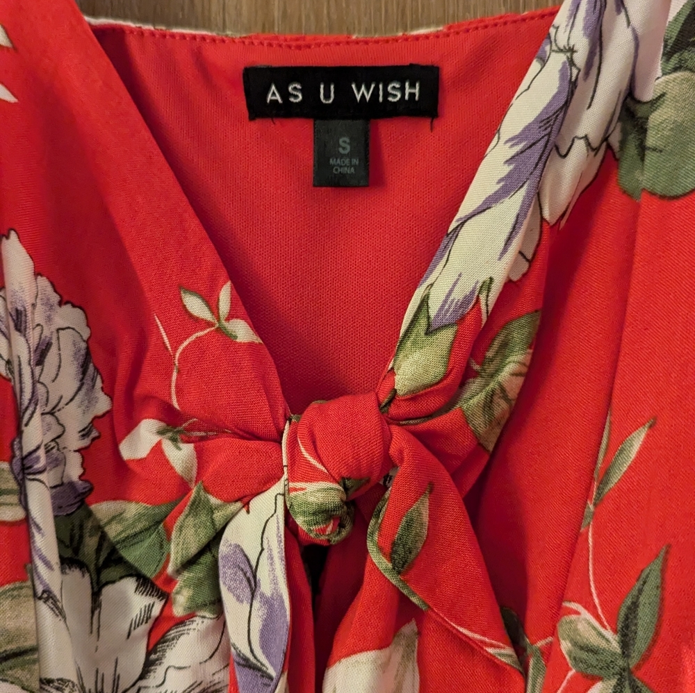 Red Romper - Picture 2 of 4